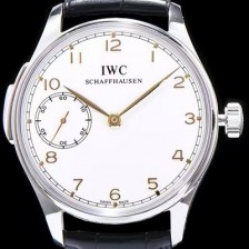 아이더블유씨 남성용 포르투기즈 미닛 리피터 화이트 다이얼 오토매틱 무브먼트 IWC0200 Ⅳ