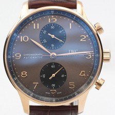 아이더블유씨 남성용 포르투기즈 IW371482 오토매틱 무브먼트 브라운 다이얼 IWC0411 Ⅳ