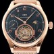 아이더블유씨 남성용 IWC 포르투기즈 투어빌론 문페이즈 파워리져브 로즈골드 블랙 다이얼 로즈골드 메쉬 브레이슬릿 IWC0210 Ⅳ
