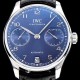 아이더블유씨 남성용 포루투기즈 IW500710 블루 다이얼 오토매틱 무브먼트 IWC0201 Ⅳ