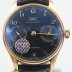 아이더블유씨 남성용 포루투기즈 오토매틱 7데이즈 스틸 로즈골드 블랙다이얼 IWC0401 Ⅳ