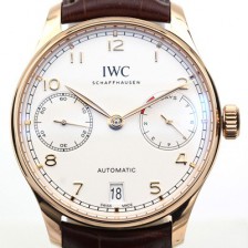 아이더블유씨 남성용 포루투기즈 IW500701 오토매틱 7데이즈 스틸 로즈골드 화이트다이얼 IWC0405 Ⅳ