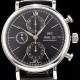 아이더블유씨 남성용 포르토피노 7750 오토매틱 무브먼트 블랙 다이얼 IWC0201 Ⅳ