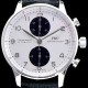 아이더블유씨 남성용 포르투기즈 오토메틱 크로노그래프 화이트 다이얼 IWC4200 Ⅳ