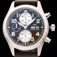 아이더블유씨 남성용 파일럿 크로노 생땍쥐베리 브라운다이얼 IWC0404 Ⅳ