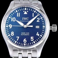 아이더블유씨 남성용 빅 파일럿 마크18 IW327014 르쁘띠 프랭 어린왕자 에디션 40mm 블루 다이얼 스틸 브레이슬릿 iwc4073 Ⅳ