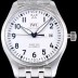 아이더블유씨 남성용 파일럿 마크18 IW327002 스틸 40mm 화이트 다이얼 스틸 브레이슬릿 iwc4072 Ⅳ