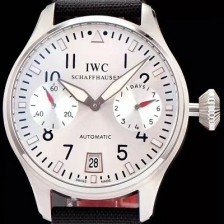 아이더블유씨 남성용 빅파일럿 7 데이즈 44mm 실버다이얼 IWC0400 Ⅳ