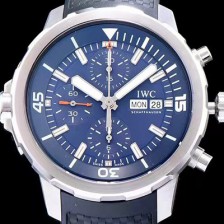아이더블유씨 남성용 아쿠아타이머 IW376805크로노그래프 블루 다이얼 IWC0401 Ⅳ