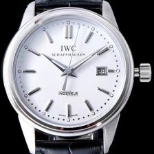 아이더블유씨 남성용 인게뉴어 화이트 다이얼 오토매틱 무브먼트 IWC0201 Ⅳ