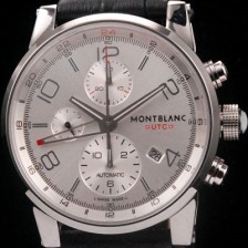 몽블랑 남성용 타임워커 크로노 SS 실버 다이얼 43mm MON4234 Ⅳ
