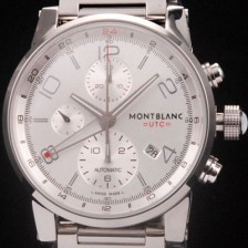 몽블랑 남성용 몽블랑 타임워커 크로노 GMT 화이트 다이얼 MON4205 Ⅳ