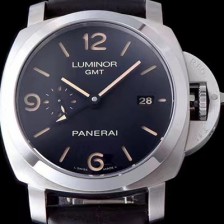 파네라이 남성용 루미노르 1950 지엠티 PAM00586 시리즈 블랙 다이얼 슈퍼루미노바 야광 인덱스 오토매틱 무브먼트 PAN0205 Ⅳ