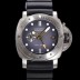 파네라이 남성용 서브머시블 GMT 네이비 씰 PAM01323 오토매틱 Cal P. 900 타입 44mm 우레탄줄 그레이 다이얼 pan5210 Ⅳ