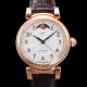 아이더블유씨여성용 다빈치 오토매틱 문페이즈 36mm 18K 로조골드 가죽줄 화이트다이얼 iwc56034 Ⅳ