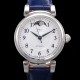 아이더블유씨여성용 다빈치 IW459306 오토매틱 문페이즈 36mm 18K 로조골드 다이아몬드베젤가죽줄 화이트다이얼 iwc81539 Ⅳ