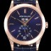 파텍필립 남성용 컴플리케이션 5396R-014 에뉴얼 캘린더 39MM UP!! 데이-데이트 문페이즈 18K 로즈골드 케이스 네이비 다이얼 Cal.324 S C 오토매틱 무브먼트 PAT0150 Ⅳ