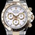 로렉스 남성용 최상급 퀄리티 데이토나 116503 18K 옐로골드 포금 제품!! 크로노그래프 18K 옐로골드 투톤 콤비 화이트 다이얼 오토매틱 무브먼트 ROL0310 Ⅳ