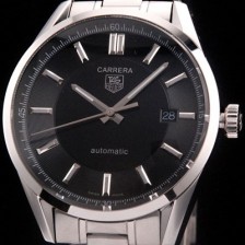 태그호이어 남성용 까레라 칼리버5 39mm 블랙 다이얼 오토매틱 무브먼트 TAG0215 Ⅳ