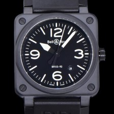 벨엔로즈 남성용 BR03-92 다이버 세라믹 오토매틱 9015 타입 42mm 우레탄줄 블랙 다이얼 bel80301 Ⅳ
