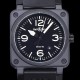벨엔로즈 남성용 BR03-92 다이버 세라믹 오토매틱 9015 타입 42mm 우레탄줄 블랙 다이얼 bel80301 Ⅳ