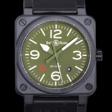 벨엔로즈 남성용 BR03-92 다이버 세라믹 오토매틱 9015 타입 42mm 우레탄줄 그린 다이얼 bel80298 Ⅳ