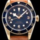 튜더 남성용 NEW 블랙 베이 M79250BM-0005 "데이비드 베컴"시계!! 블루 특별판XF 43mm 브론즈 케이스 스위스 2824-A2 오토매틱 무브먼트 TUD0301 Ⅳ