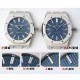 오데마피게 남성용 15400ST.OO.1220ST.03 로얄오크 41mm 오토매틱 Cal.3120무브먼트 블루 와플 다이얼 aud6528 Ⅳ