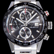 태그호이어남성용 까레라 크로노그래프 칼리버 오토매틱 Heuer01 43미리 블랙다이얼 TAG21945 Ⅳ