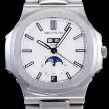 파텍필립남성용 노틸러스 오토매틱 40mm 화이트다이얼 오토매틱 PAT88536 Ⅳ