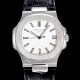 파텍필립남성용 최신! 노틸러스 5711  Cal.324 S C타입무브 오토매틱 40mm 가죽줄 화이트다이얼 PAT38012 Ⅳ
