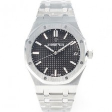 오데마피게 로얄오크 하이엔드 15500ST.OO.1220ST.03 최신형 Cal.4302 셀프와인딩 무브먼트 41MM 그랜드 파피스리 패턴 블랙 다이얼 AUD23840 Ⅳ