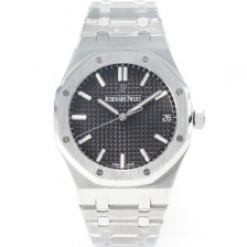 오데마피게 로얄오크 하이엔드 15500ST.OO.1220ST.03 최신형 Cal.4302 셀프와인딩 무브먼트 41MM 그랜드 파피스리 패턴 블랙 다이얼 AUD23840 Ⅳ