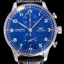 I.W.C남성용 포르투기즈 IW371601 크로노그래프 에디션 150주년 한정판 블루다이얼 IWC93810 Ⅳ