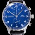 I.W.C남성용 포르투기즈 IW371601 크로노그래프 에디션 150주년 한정판 블루다이얼 IWC93810 Ⅳ