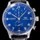 I.W.C남성용 포르투기즈 IW371601 크로노그래프 에디션 150주년 한정판 블루다이얼 IWC93810 Ⅳ