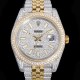 로렉스 남성용 데이져스트 오토매틱 아시안 2824-2 타입  41mm 18K 옐루골드 904L 다이아몬드 메탈줄 보석다이얼  rol78250 Ⅳ