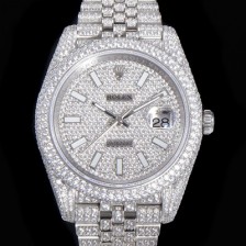로렉스 남성용 데이져스트 오토매틱 아시안 2824-2 타입  41mm 904L 다이아몬드 메탈줄 보석다이얼  rol95486 Ⅳ