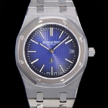 오데마피게 남성용 로얄오크 점보 엑트라-씬 오토매틱 Cal.2121 타입 39mm 메탈줄 블루다이얼 aud25948 Ⅳ