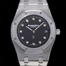 오데마피게 로얄오크 점보 엑트라-씬 오토매틱 Cal.2121 타입 39mm 남성용 메탈줄 블랙다이얼 aud41320 Ⅳ