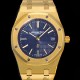 오데마피게 로얄오크 점보 엑트라-씬 오토매틱 Cal.2121 타입 39mm 남성용 18K옐루골드도금 블랙다이얼 aud14859 Ⅳ
