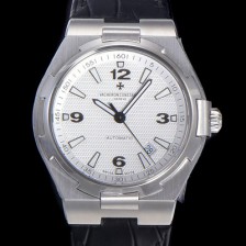 바쉐런 콘스탄틴 남성용 오버시즈 오토매틱 9015타입 42mm 가죽줄 화이트다이얼 vac57623 Ⅳ