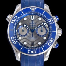 오메가 남성용 씨마스터 디버 300M 코엑시얼 크로노그래프 P. 9900타입 44mm 러버우레탄밴드 그레이다이얼   omg37845 Ⅳ