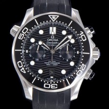 오메가 남성용 씨마스터 디버 300M 코엑시얼 크로노그래프 P. 9900타입 44mm 메탈줄 블랙다이얼   omg09723 Ⅳ