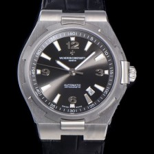 바쉐런 콘스탄틴 남성용 오버시즈 오토매틱 9015타입 42mm 가죽줄 블랙다이얼 vac89162 Ⅳ