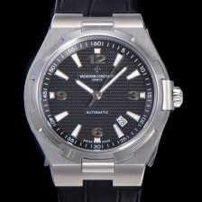 바쉐런 콘스탄틴 남성용 오버시즈 오토매틱 9015타입 42mm 가죽줄 블랙다이얼 vac76493 Ⅳ