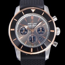 브라이틀링 남성용 슈퍼오션 해리티리 60주년 크로노그래프기능 오토매틱 A7750 46mm 러버우레탄밴드 그레이다이얼 bre92401 Ⅳ