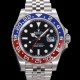 로렉스 남성용 신형 지엠티 마스터II 최종형 m126710blro-0001 펩시 904L스틸 !! 신형 Cal. 3285 오토매틱 무브먼트 듀얼 타임 블루/레드 투톤 24시간 회전 베젤 블랙 다이얼 브레이슬릿 ROL05949 Ⅳ
