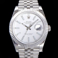로렉스 남성용 904L스틸!! 2022신형 데이저스트 41mm II m126334 화이트 다이얼 야광 스틱 인덱스 스틸 브레이슬릿 신형 Cal.3235 오토매틱 무브먼트 ROL06096 Ⅳ