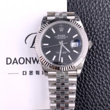 로렉스 남성용 904L스틸!! 2022신형 데이저스트 41mm II m126334 블랙 다이얼 야광 스틱 인덱스 스틸 브레이슬릿 신형 Cal.3235 오토매틱 무브먼트 ROL06130 Ⅳ